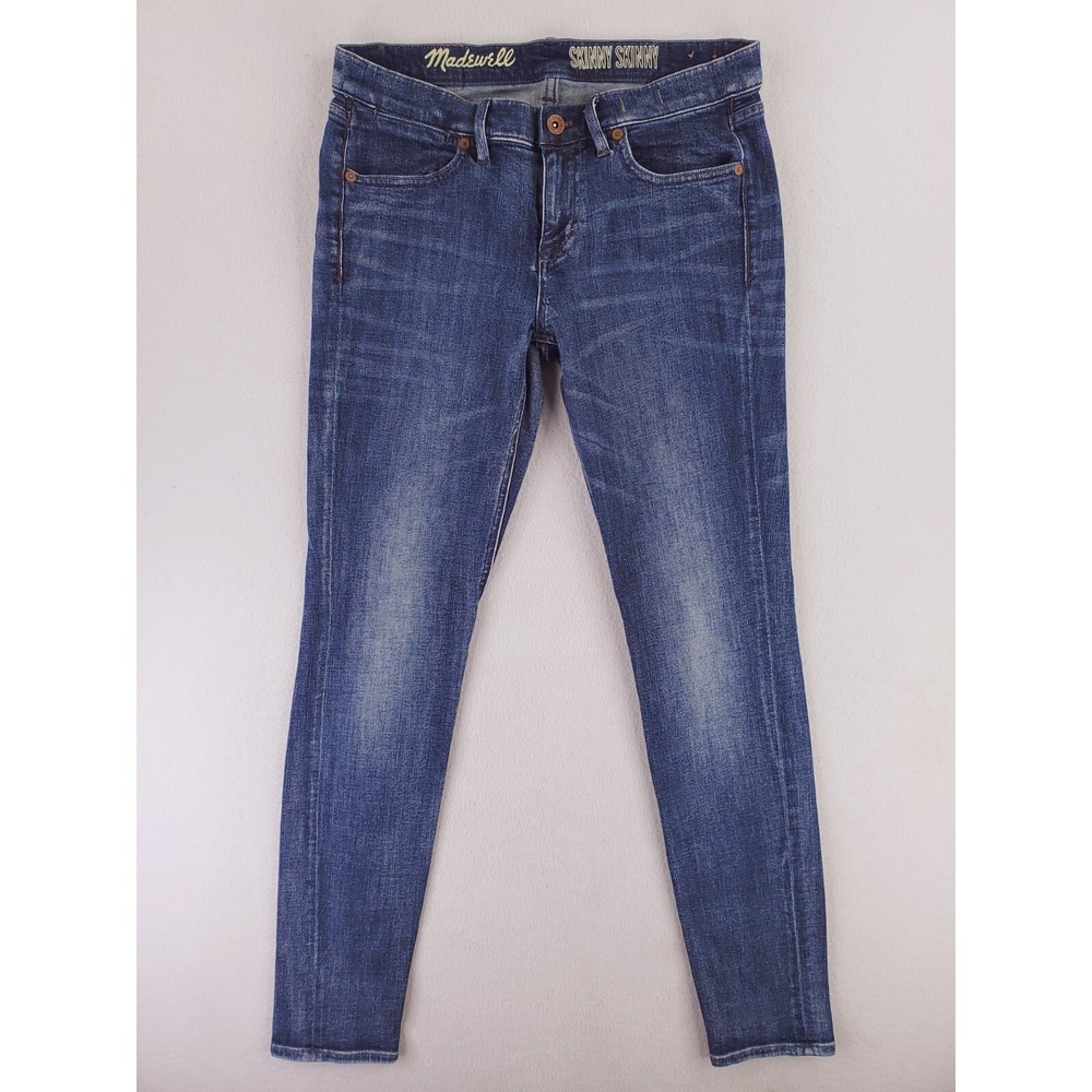Madewell Jeans Womens 28 Blue Skinny Skinny Stretch Denim Pants Medium Wash